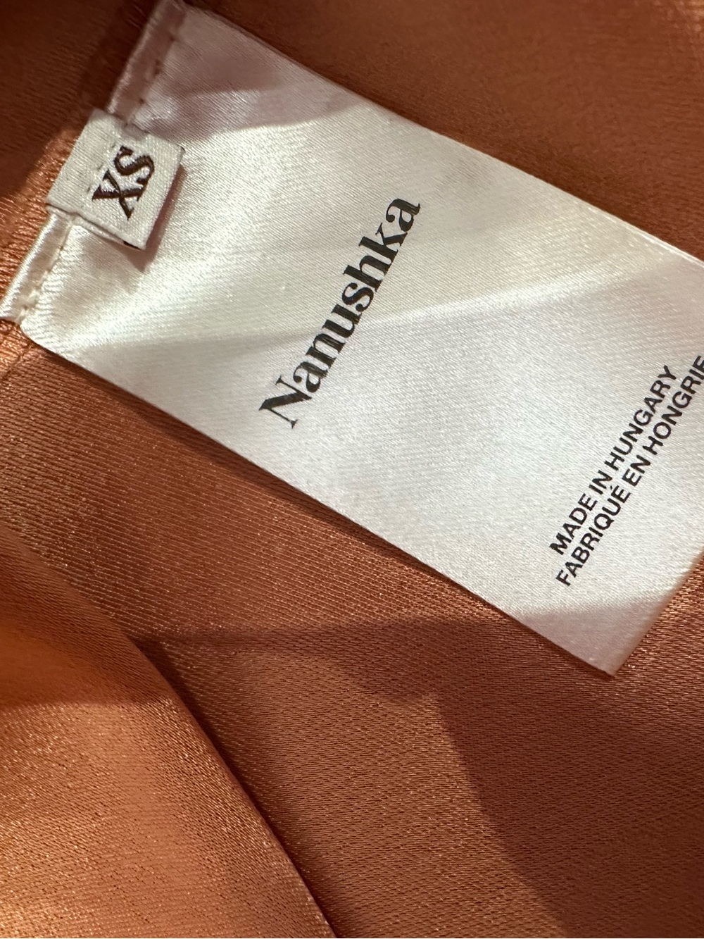 Nanushka satin slip mini dress - Picture 4 of 7